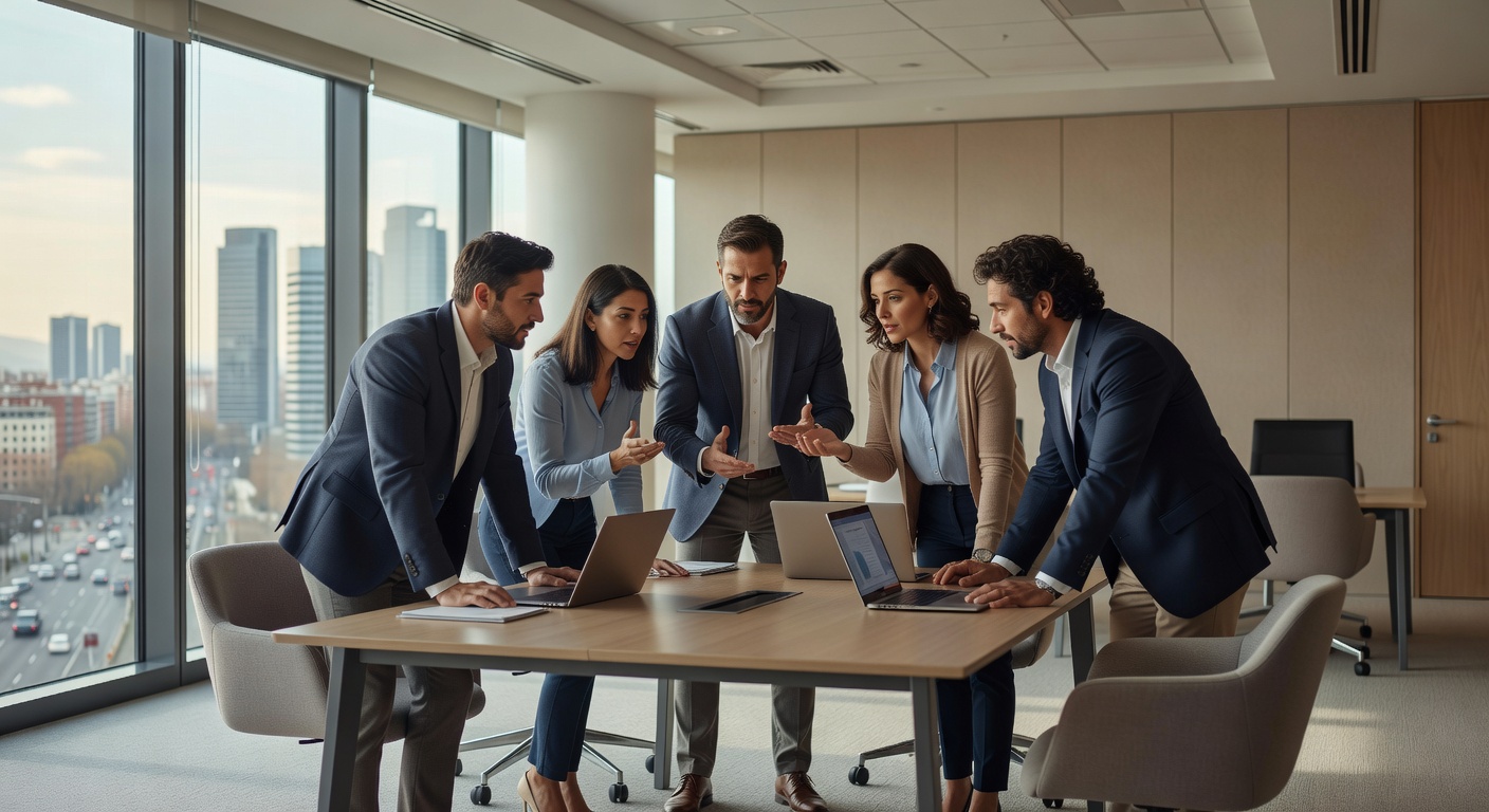 Equipo colaborando en Evolución Estratégica